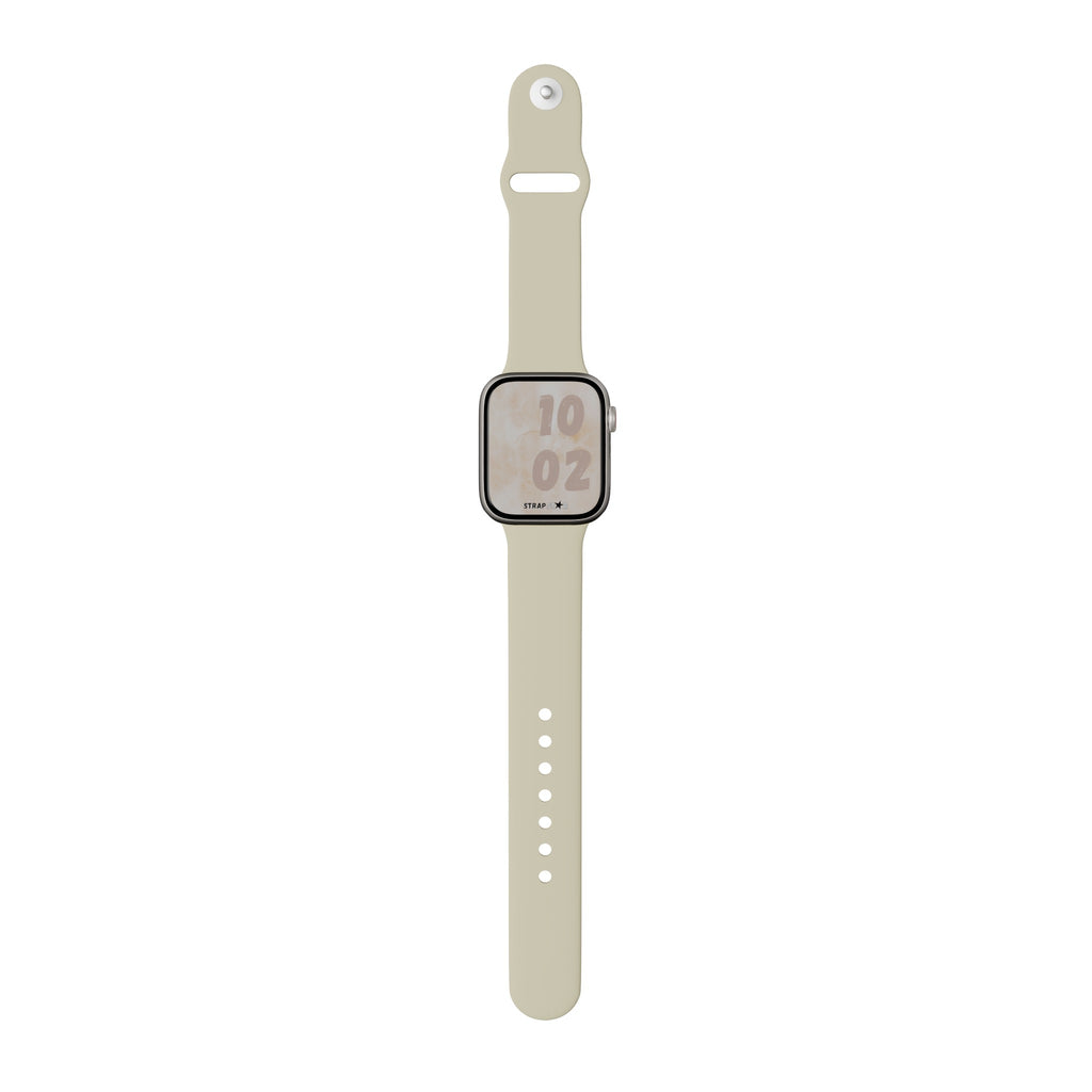 Beige apple watch band 3