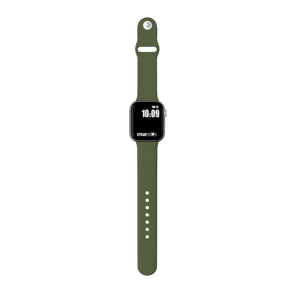 khaki apple watch band 1